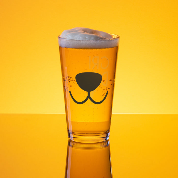 Happy Dog Pint Glass #1