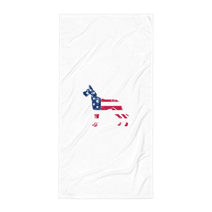 "American Dane" Beach Towel