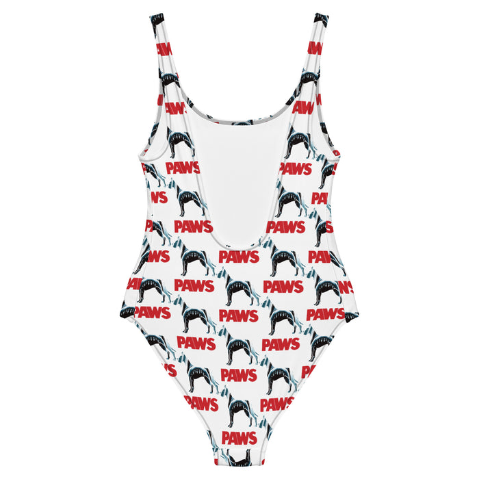 "PAWS" One-Piece Swimsuit