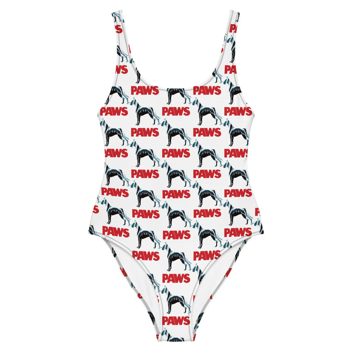 "PAWS" One-Piece Swimsuit