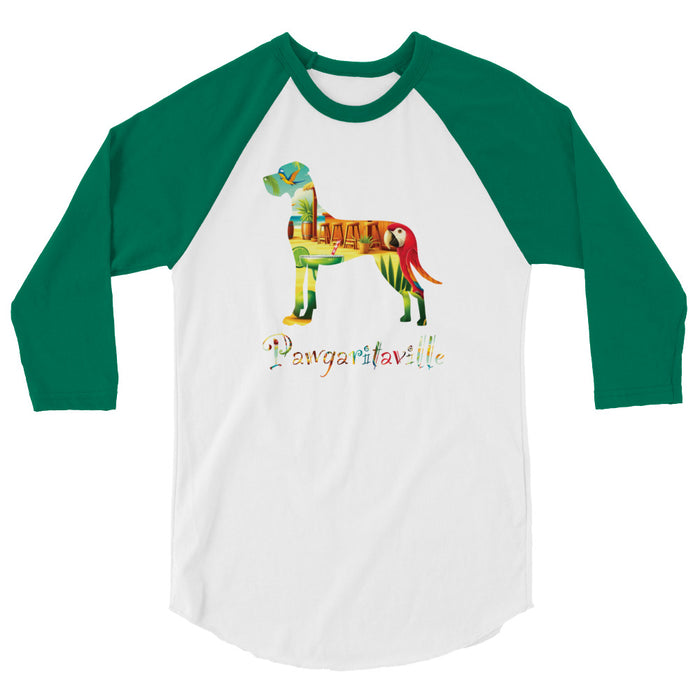 "Floppy Ears" Pawgaritaville 3/4 sleeve shirt