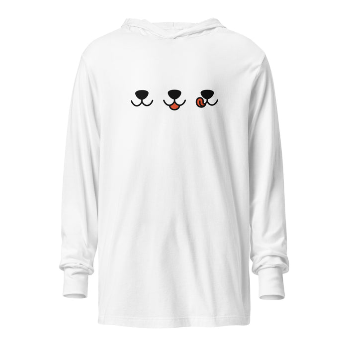 Happy Dog Hooded Long-sleeve Tee