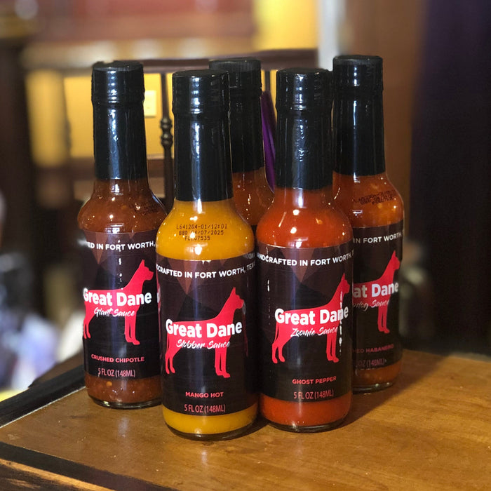 Great Dane Hot Sauce 5-Pack
