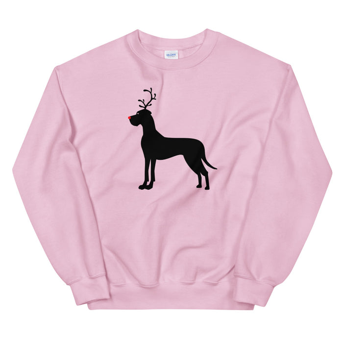 "Rudolph the Red Nosed Dane" Sweatshirt
